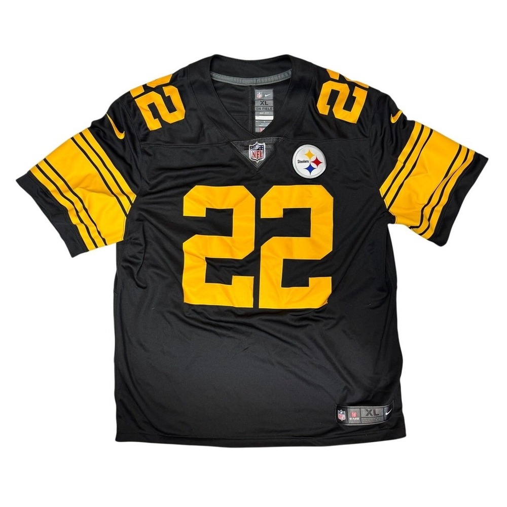 Nike On Field Najee Harris #22 Pittsburgh Steelers NFL Jersey Mens XL Black